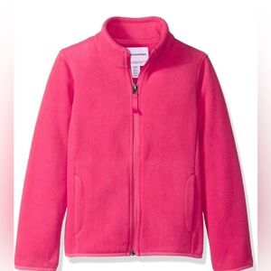 Amazon Essentials Girls Polar Fleece Full-Zip Mock Jacket Size 10 NWOT